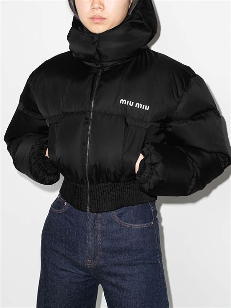 miu miu puffer jacket|Luxury Women's Coats and Jackets .